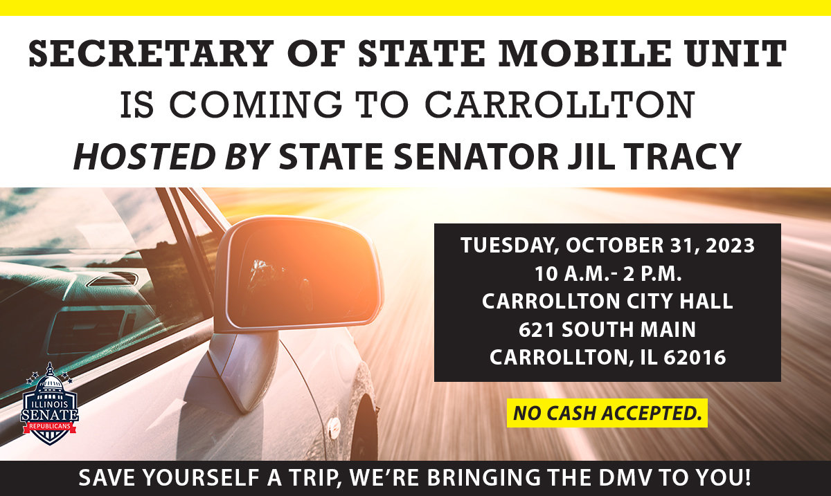 Secretary of State Mobile Unit Oct. 31 at Carrollton City Hall