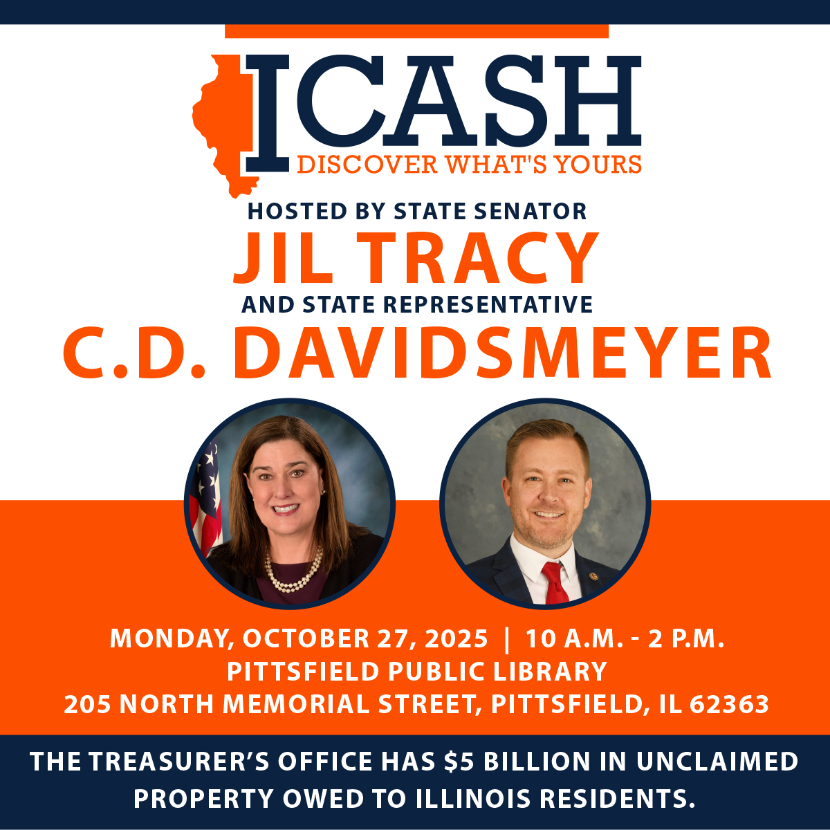 ICASH – Hosted by Senator Tracy and Representative Davidsmeyer